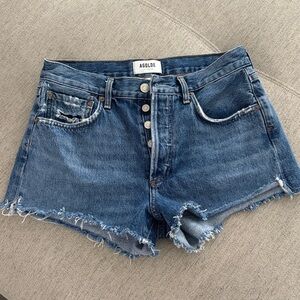 Agolde Parker Vintage Cut Off Short in Lowkey Size 26